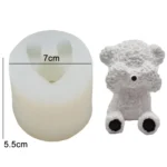 DIY Stereo Bear Aroma Cake Baking Silicone Mold - Image 3