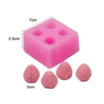 DIY Strawberry Chocolate Baking Silicone Mold - Image 3