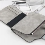 Baellerry Ladies Buckle Nubuck Leather Coin Purse Cute Small Fresh Student Wallet - Image 5