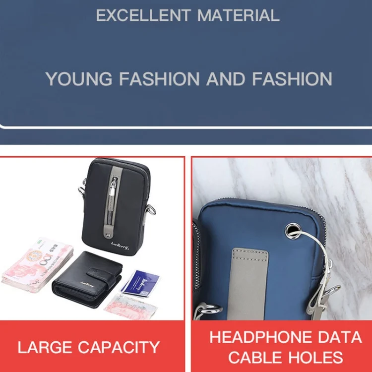 TBD0602191201_B4.webp Baellerry Men Shoulder Bag Simple Casual Large Capacity Messenger Bag Business Zipper Wallet - Image 5