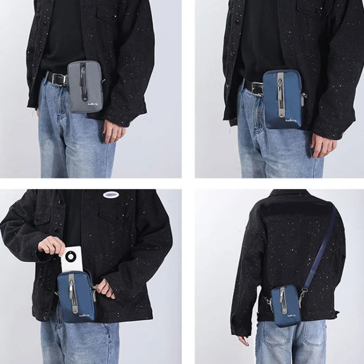 TBD0602191201_B6.webp Baellerry Men Shoulder Bag Simple Casual Large Capacity Messenger Bag Business Zipper Wallet - Image 7