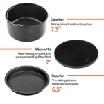 Air Fryer Baking Accessories Stainless Steel Set - Image 3