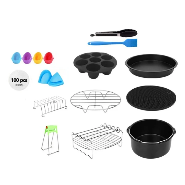 TBD06021939_1.webp 13 PCS/Set 8 inch Air Fryer Baking Accessories Set - Image 2
