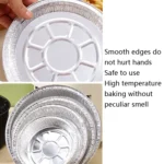 50 PCS / Set Thickened Circular Baking Tray Grilled Meat Paper - Image 2