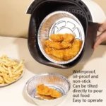 50 PCS / Set Thickened Circular Baking Tray Grilled Meat Paper - Image 4