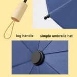 3-fold 8-bone Hand-opened Sunny and Rainy Umbrella Black Glue Sunscreen Umbrella - Image 4