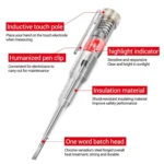 ANENG Multi-Function Induction High-Brightness Transparent Test Pen Screwdriver - Image 3