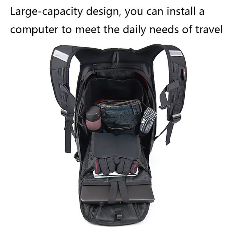 TBD0602197901_B2.webp MOTOCENTRIC 11-MC-0077 Motorcycle EVA Turtle Shell Shape Riding Backpack - Image 3