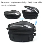 MOTOCENTRIC 11-MC-0102 Motorcycle Rear Seat Helmet Bag - Image 4
