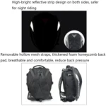 MOTOCENTRIC 11-MC-0102 Motorcycle Rear Seat Helmet Bag - Image 5