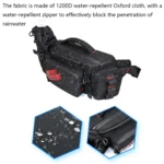 MOTOCENTRIC 11-MC-0112 Multifunctional Motorcycle Riding Messenger Waist Bag - Image 4
