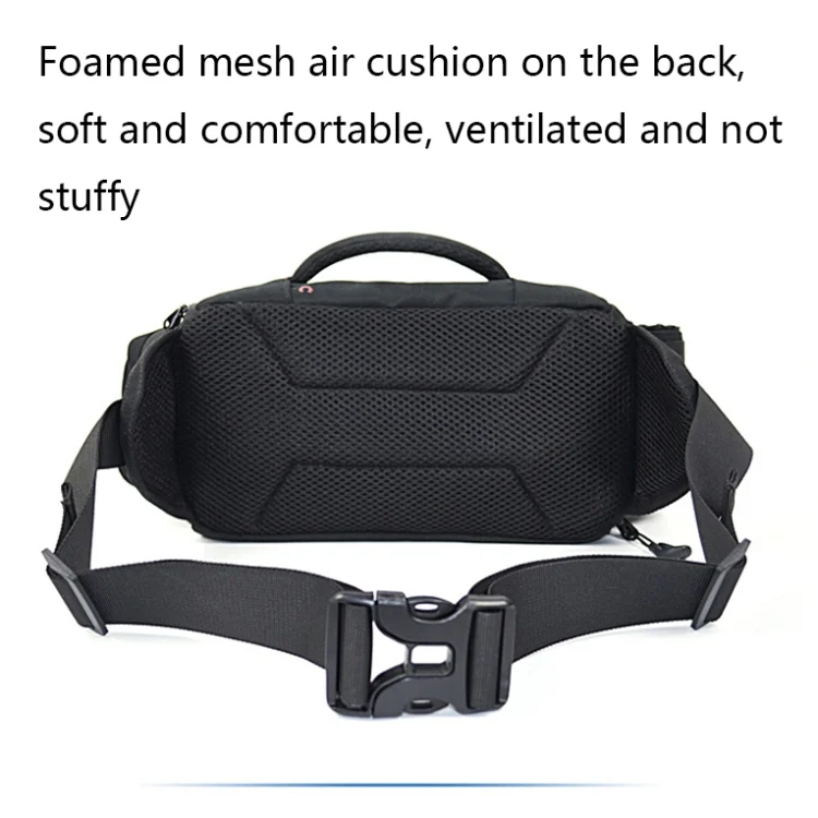 TBD0602201901_B4.webp MOTOCENTRIC 11-MC-0112 Multifunctional Motorcycle Riding Messenger Waist Bag - Image 5
