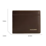 Baellerry Men Short Wallet Multi-card Lychee Pattern Business Wallet - Image 3