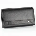 Baellerry Men PU Leather Clutch Business Casual  Lychee Pattern Zipper Wallet - Image 5