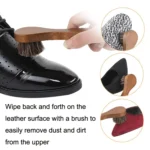 Long Handle Horse Mane Glow Surface Leather Shoes Cleaning Brush - Image 6