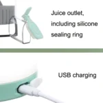 Beaut Portable Charging USB Home Mini Orange Juice Machine - Image 3