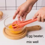 Multi-Purpose Nylon Eggbeater Dual-Use Food Clip Manual Mixer Baking Tool - Image 6