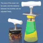 Saving Rotary Open Canister Multi-Purpose Stainless Steel Bottle Opener - Image 6