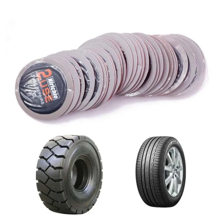 Nirichie 60mm Round Car Tire Repair Patch Tire Repair Cold Patch Film