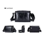 BULL CAPTAIN Leather Shoulder Messenger Bag For Men - Image 7