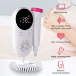 W8-25 Fetal Heart Rate Doppler Battery Powered Household Heartbeat Monitor - Image 3