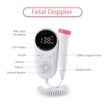 W8-25 Fetal Heart Rate Doppler Battery Powered Household Heartbeat Monitor - Image 5