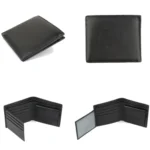 RFID Anti-theft First Layer Cowhide Coin Purse Men Wallet - Image 7