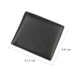 RFID Anti-theft First Layer Cowhide Coin Purse Men Wallet - Image 2