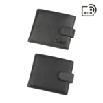 Anti-Magnetic Anti-Theft RFID Short Business Men Wallet - Image 2