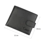 Anti-Magnetic Anti-Theft RFID Short Business Men Wallet - Image 4