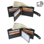 Anti-Magnetic Anti-Theft RFID Short Business Men Wallet - Image 6