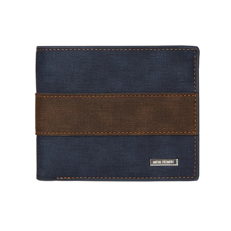 MenBense Large Capacity Short Multi-Card Matte Wallet
