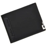 MenBense Short Fashion Leisure Iron Side Pumping Card Clip Wallet