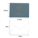 2 Sets Bronzing Mother Day Birthday Card Wishes DIY Envelope Set - Image 3