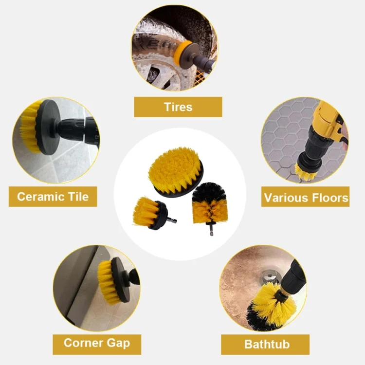 TBD0602222301_B5.webp 26 PCS / Set Car Beauty Car Wash Detail Brush Electric Drill Brush Outlet Brush - Image 6