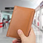 Men Wallet Cowhide Passport Bag Ticket Holder Multifunctional Card Holder - Image 6