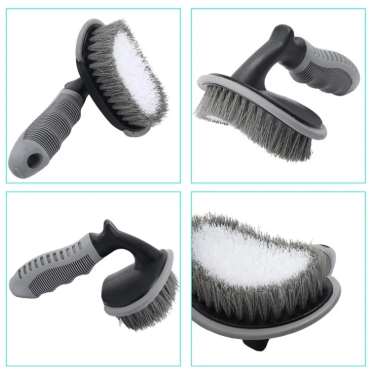 TBD0602223401_B2.webp Car Wash Tool Brush Car Tires Brush Double Strand Wheel Brush - Image 3