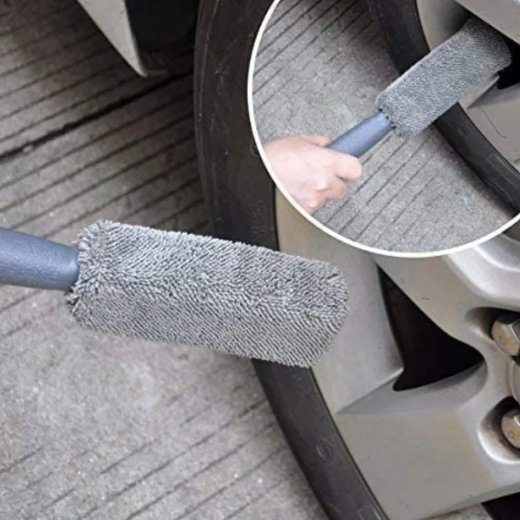 TBD0602223401_B4.webp Car Wash Tool Brush Car Tires Brush Double Strand Wheel Brush - Image 5