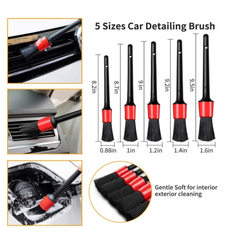 TBD0602223501_B3.webp 16 PCS / Set Car Washing Tool Brush Drill Cleaning Brush Tire Cleaning Floor Brush - Image 4
