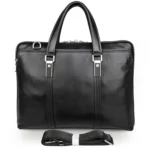 Men Business Cowhide Leather Handbag Lawyer Briefcase Messenger Bag Laptop Bag