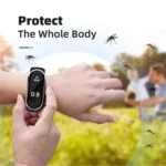 M21 Ultrasonic Mosquito Repellent Bracelet with Step Counter & Clock & Temperature Function - Image 7