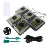 5 Set Plant Seed Starter Trays Kit,Seedling Tray Starter With Grow Light - Image 6