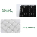 5 Set Plant Seed Starter Trays Kit,Seedling Tray Starter With Grow Light - Image 3