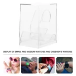 5 PCS Transparent Rectangular Watch Display Box Pull-out Electronic Watch Box - Image 5