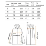 Raninfreem Outdoor Fashion Double Riding Reflection Raincoat Rain Pants Suit - Image 6