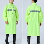 X18 Siamese Raincoat Outdoor Adult Reflective Riding Raincoat - Image 5
