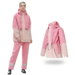 Rainfreem Outdoor Reflective Fashion Split Raincoat Rain Pants Set - Image 7