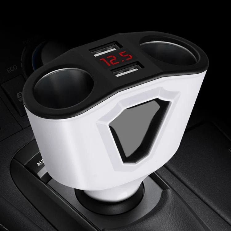3.1A Dual USB Digital Display Multi-Function Driving Recorder Universal Automotive Charger
