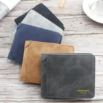 Menbense Matte Short Large Capacity Fashion Casual Adapter Male Wallet - Image 6