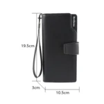 Menbense Fashion Business Simple Handbag PU Large Capacity Male Wallet - Image 2